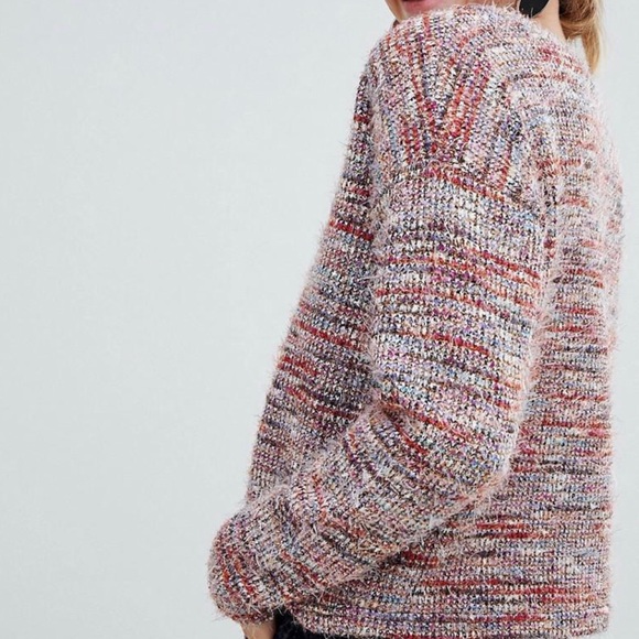 New Look Multi-Colored Striped Sweater Size Small - Picture 2 of 14